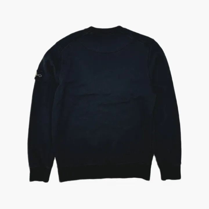 Stone Island Stone Island Slim Fit Black Crew Neck Sweatshirt Size US M / EU 48-50 / 2 - 3 Thumbnail