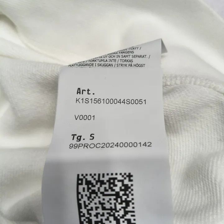 Stone Island Stone Island White Long Sleeve Sweatshirt Size US S / EU 44-46 / 1 - 6 Thumbnail