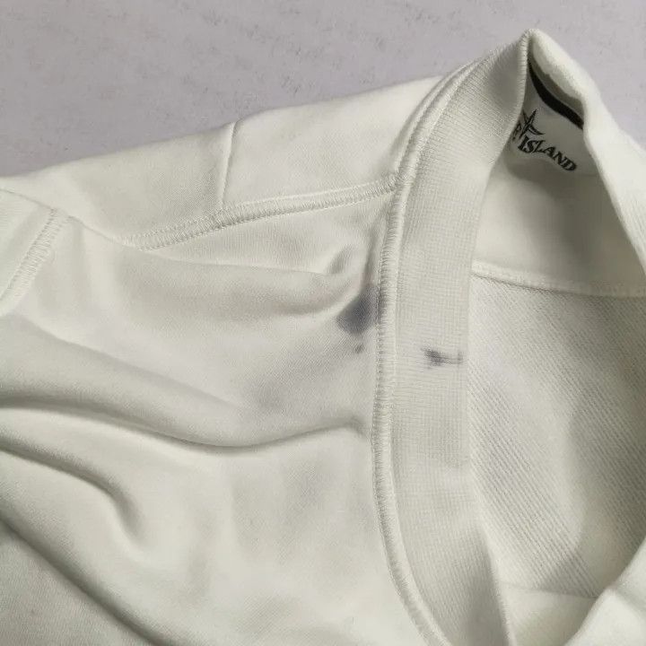 Stone Island Stone Island White Long Sleeve Sweatshirt Size US S / EU 44-46 / 1 - 8 Thumbnail