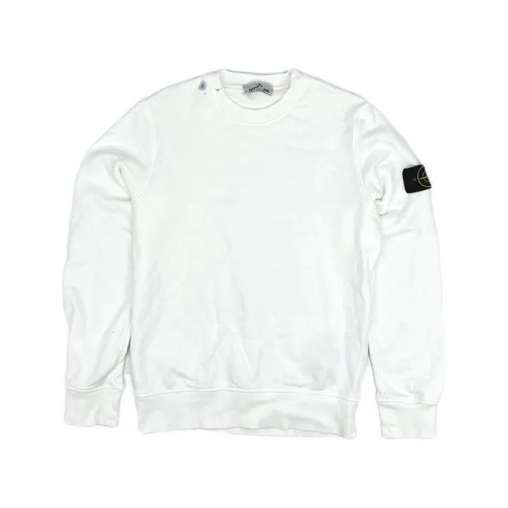 Stone Island Stone Island White Long Sleeve Sweatshirt Size US S / EU 44-46 / 1 - 2 Thumbnail