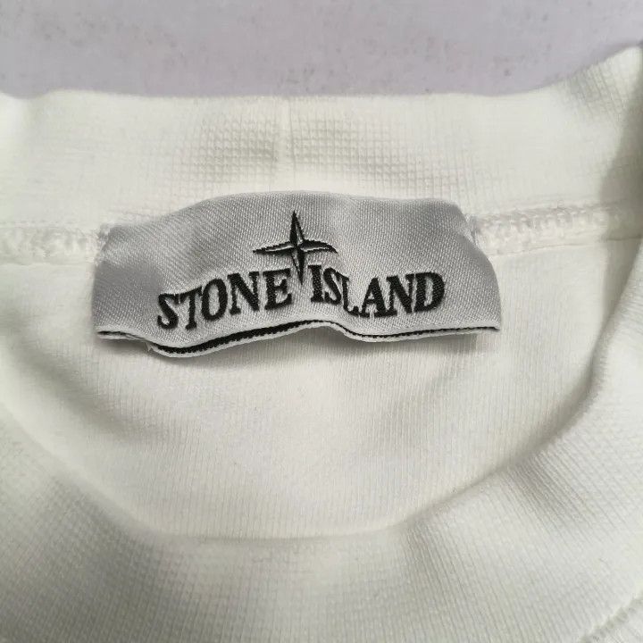 Stone Island Stone Island White Long Sleeve Sweatshirt Size US S / EU 44-46 / 1 - 4 Thumbnail