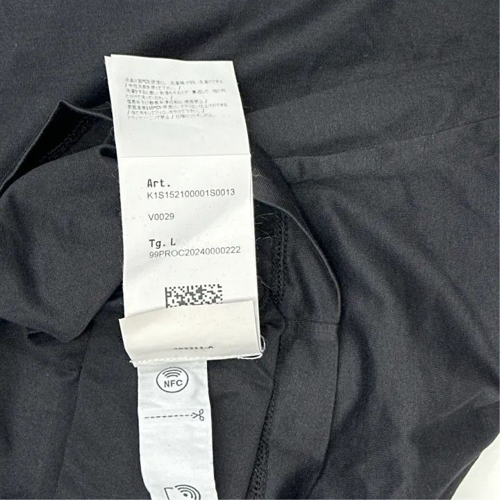 Stone Island Stone Island Black V-Neck Short Sleeve T-Shirt Size US L / EU 52-54 / 3 - 3 Thumbnail