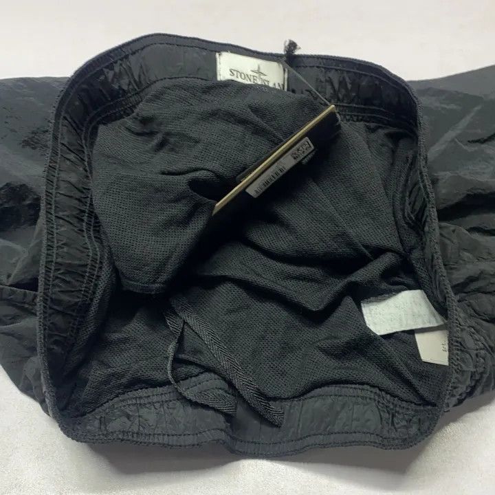 Stone Island Stone Island Black Elastic Swim Shorts Size US 44 / EU 60 - 10 Thumbnail