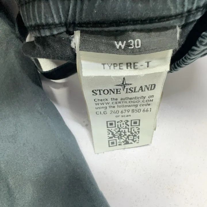 Stone Island Stone Island Black Tapered Cargo Pants for Men Size US 30 / EU 46 - 6 Thumbnail