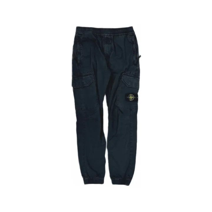 Stone Island Stone Island Black Tapered Cargo Pants for Men Size US 30 / EU 46 - 2 Thumbnail