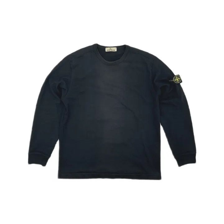 Stone Island Stone Island Black Long Sleeve Sweatshirt Size US XL / EU 56 / 4 - 2 Thumbnail
