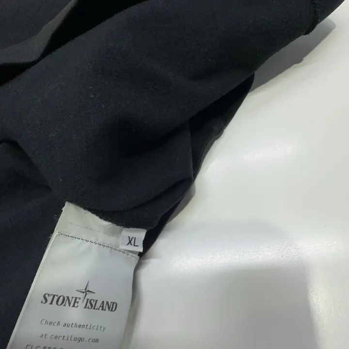 Stone Island Stone Island Black Long Sleeve Sweatshirt Size US XL / EU 56 / 4 - 5 Thumbnail