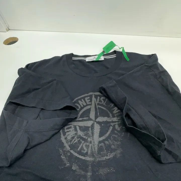 Stone Island Stone Island Black Compass Logo T-Shirt Size US XL / EU 56 / 4 - 8 Thumbnail