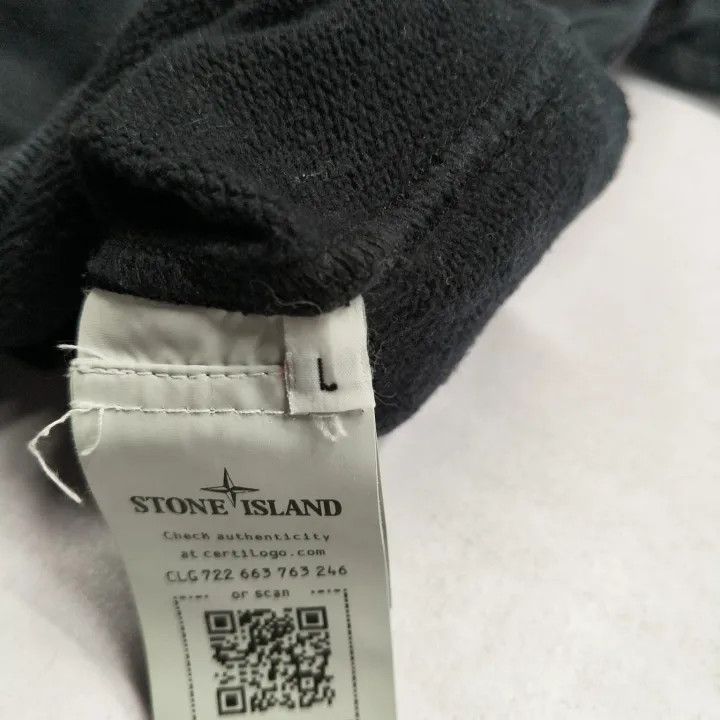 Stone Island Stone Island Black Cotton Sweatshirt for Men Size US L / EU 52-54 / 3 - 6 Thumbnail