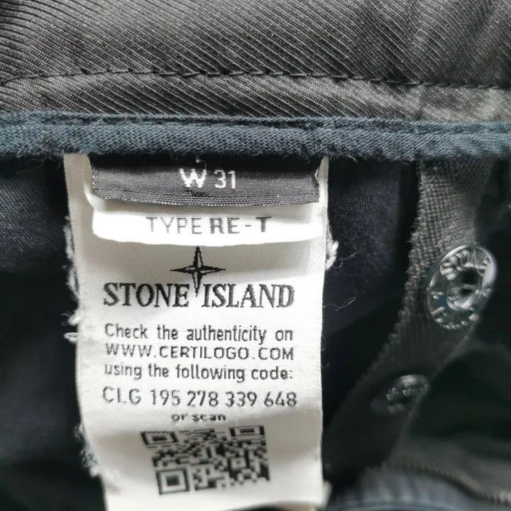 Stone Island Stone Island Black Cargo Sweatpants for Men Size US 31 - 6 Thumbnail