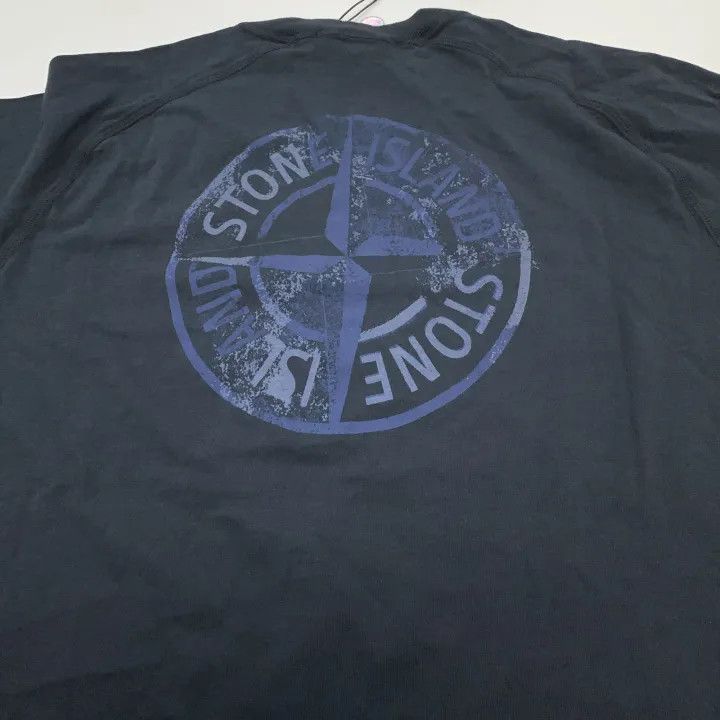 Stone Island Stone Island Navy Blue Logo T-Shirt for Men Size US M / EU 48-50 / 2 - 8 Thumbnail