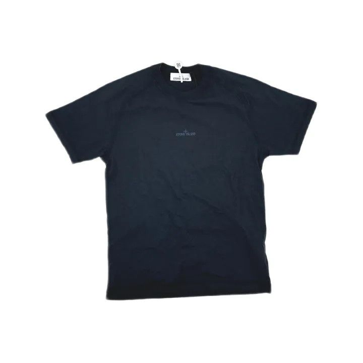 Stone Island Stone Island Navy Blue Logo T-Shirt for Men Size US M / EU 48-50 / 2 - 2 Thumbnail