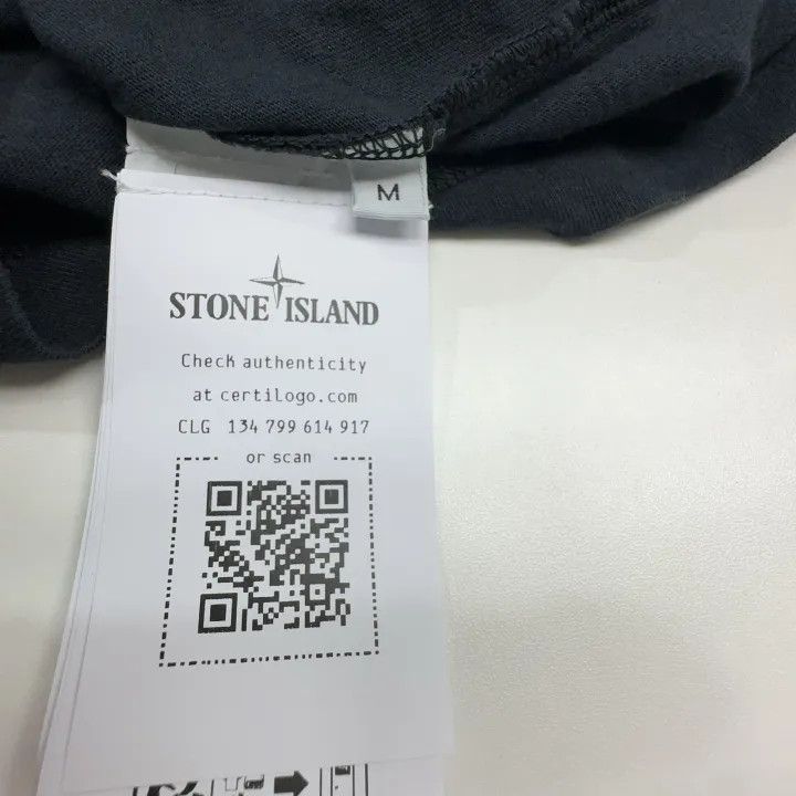 Stone Island Stone Island Navy Blue Logo T-Shirt for Men Size US M / EU 48-50 / 2 - 4 Thumbnail