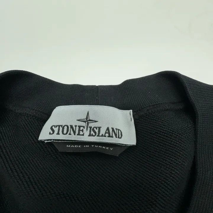Stone Island Stone Island Black Graphic Long Sleeve Sweatshirt Size US XXL / EU 58 / 5 - 4 Thumbnail