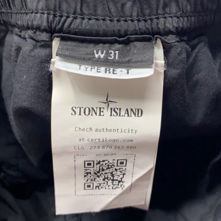 Stone Island Stone Island Black Casual Pants for Men Size US 31 - 4 Thumbnail