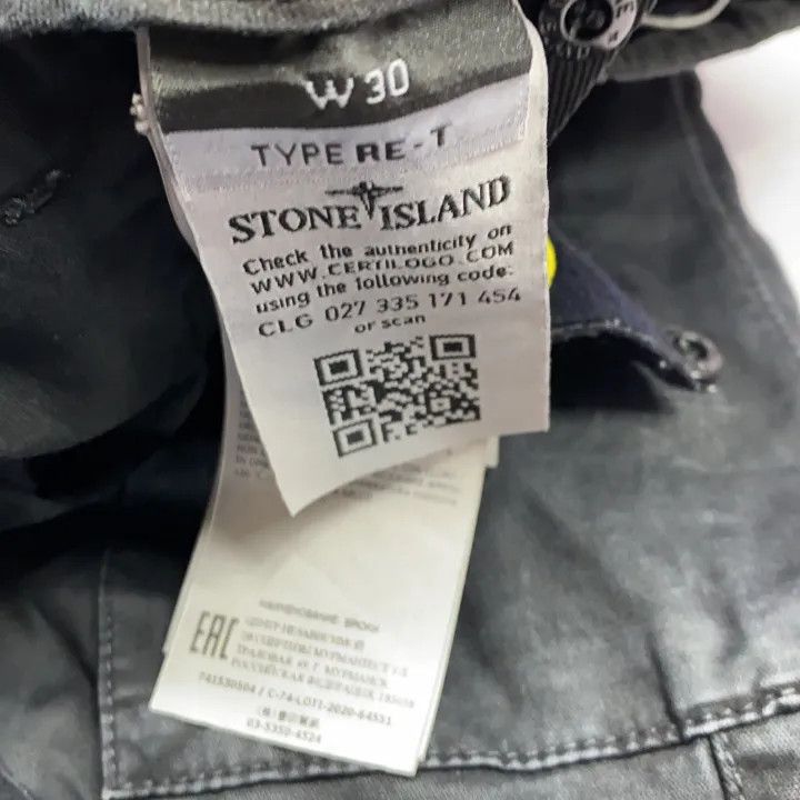 Stone Island Stone Island Black Cargo Pants for Men Size US 30 / EU 46 - 4 Thumbnail