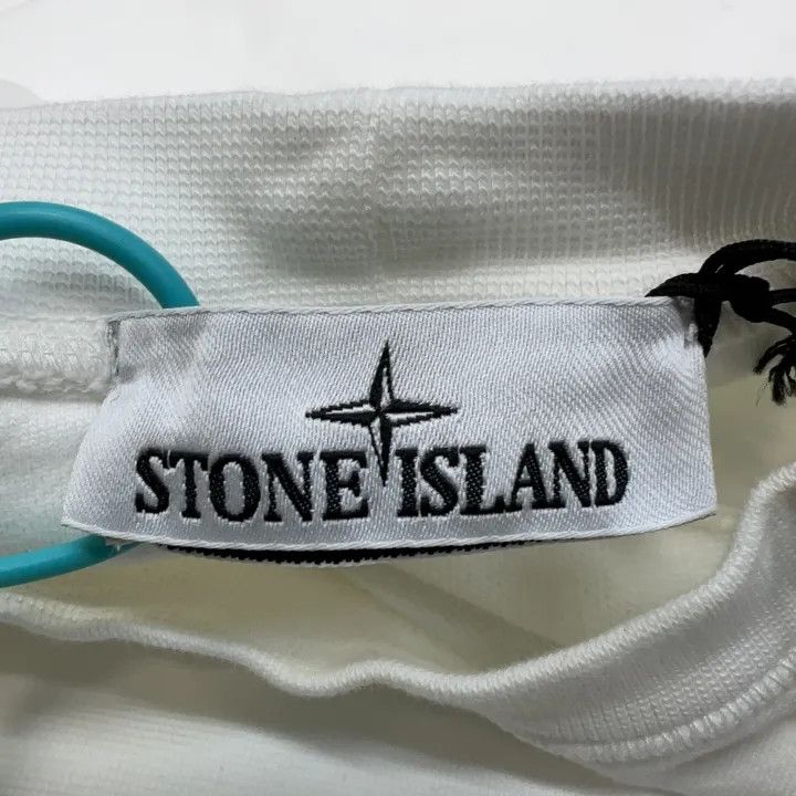 Stone Island Stone Island White Long Sleeve Sweatshirt Size US L / EU 52-54 / 3 - 3 Thumbnail