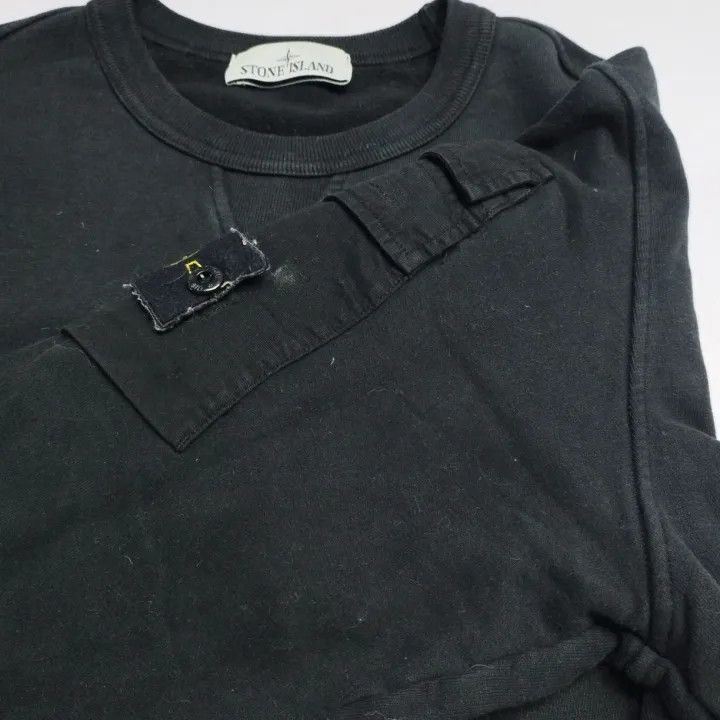 Stone Island Stone Island Black Long Sleeve Sweatshirt Size US S / EU 44-46 / 1 - 10 Thumbnail