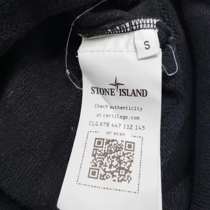 Stone Island Stone Island Black Long Sleeve Sweatshirt Size US S / EU 44-46 / 1 - 4 Thumbnail