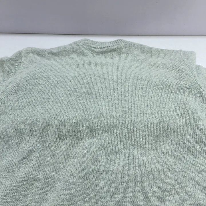 Stone Island Stone Island Grey Wool Crewneck Sweater Size US L / EU 52-54 / 3 - 7 Thumbnail