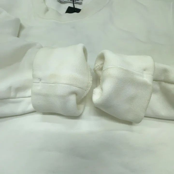 Stone Island Stone Island White Long Sleeve Crew Sweatshirt Size US L / EU 52-54 / 3 - 9 Thumbnail