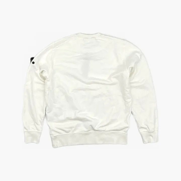 Stone Island Stone Island White Long Sleeve Crew Sweatshirt Size US L / EU 52-54 / 3 - 3 Thumbnail