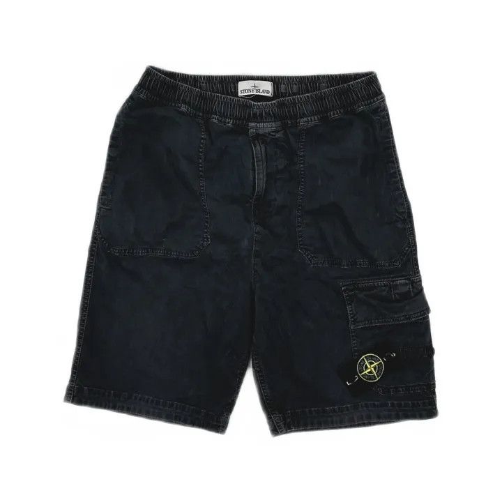 Stone Island Stone Island Black Cargo Pocket Shorts Size US 30 / EU 46 - 2 Thumbnail