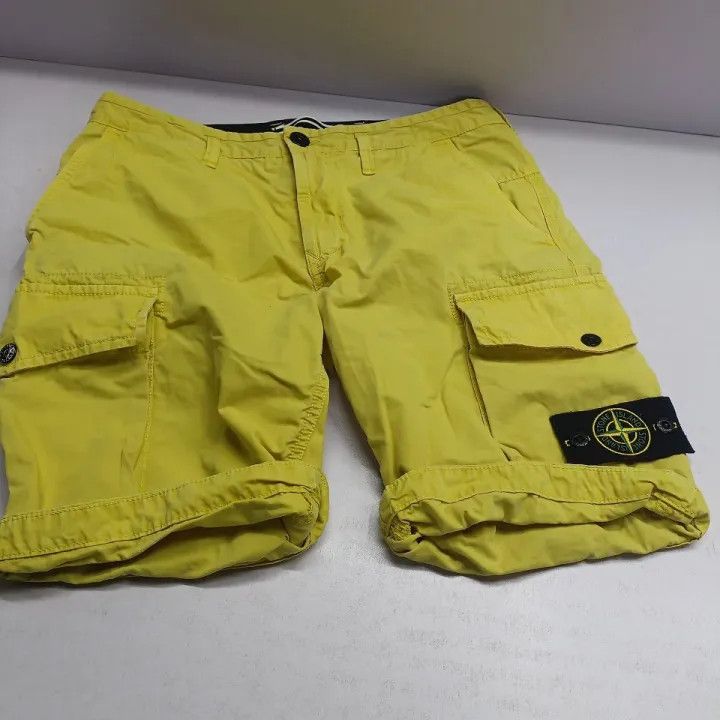 Stone Island Stone Island Yellow Casual Shorts Size US 30 / EU 46 - 11 Thumbnail