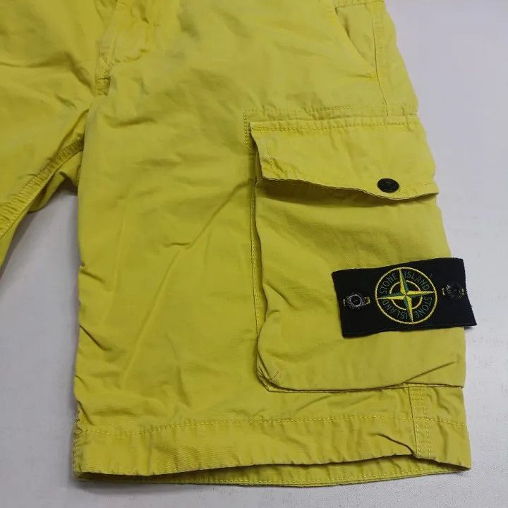 Stone Island Stone Island Yellow Casual Shorts Size US 30 / EU 46 - 10 Thumbnail