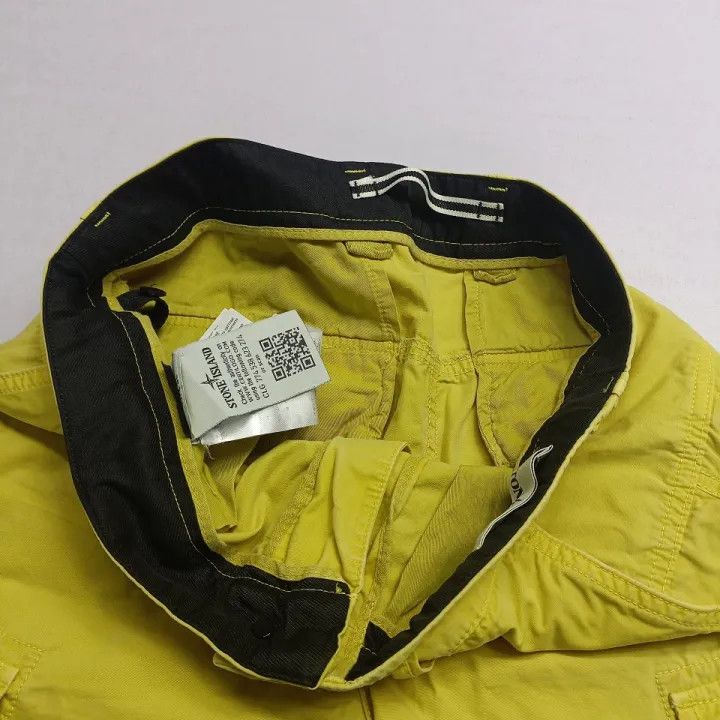Stone Island Stone Island Yellow Casual Shorts Size US 30 / EU 46 - 8 Thumbnail