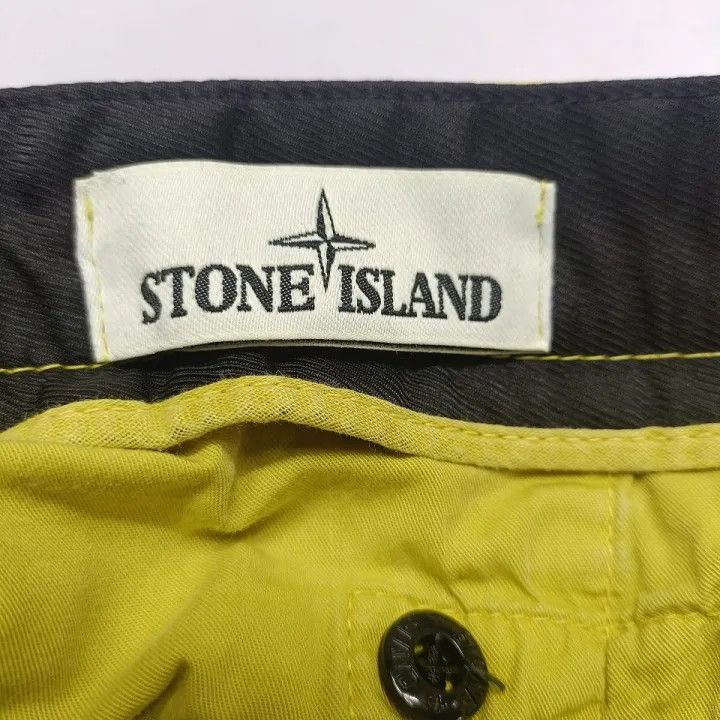 Stone Island Stone Island Yellow Casual Shorts Size US 30 / EU 46 - 4 Thumbnail