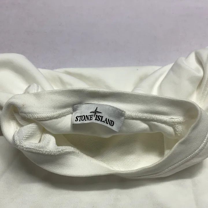Stone Island Stone Island White Logo Sweatshirt for Men Size US L / EU 52-54 / 3 - 9 Thumbnail