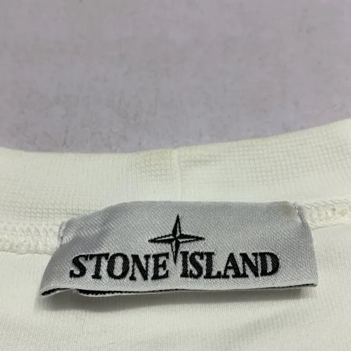 Stone Island Stone Island White Logo Sweatshirt for Men Size US L / EU 52-54 / 3 - 4 Thumbnail