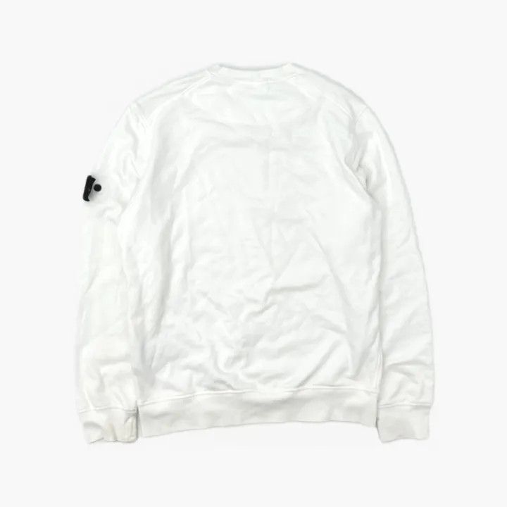 Stone Island Stone Island White Logo Sweatshirt for Men Size US L / EU 52-54 / 3 - 3 Thumbnail