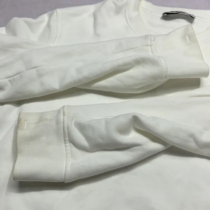 Stone Island Stone Island White Logo Sweatshirt for Men Size US L / EU 52-54 / 3 - 11 Thumbnail