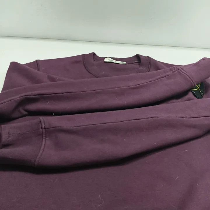 Stone Island Stone Island Purple Logo Sweatshirt Size US M / EU 48-50 / 2 - 13 Thumbnail