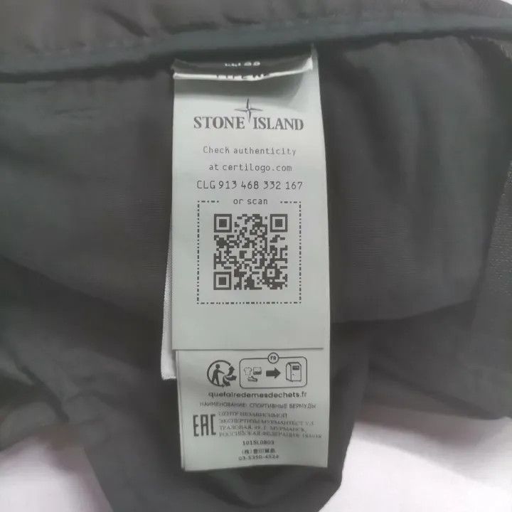 Stone Island Stone Island Black Cargo Bermuda Shorts Size US 32 / EU 48 - 5 Thumbnail