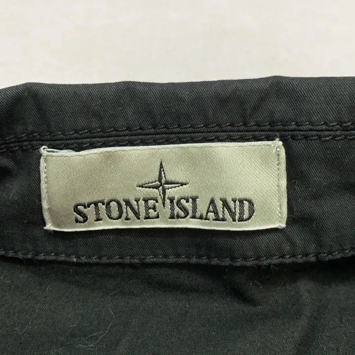 Stone Island Stone Island Black Long Sleeve Shirt Jacket Size US M / EU 48-50 / 2 - 6 Thumbnail