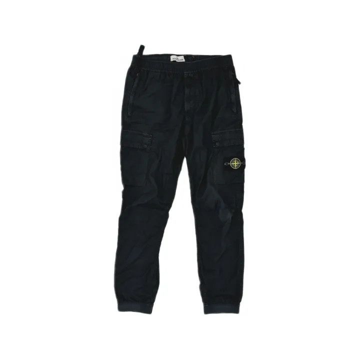 Stone Island Stone Island Black Cargo Pants for Men Size US 32 / EU 48 - 2 Thumbnail