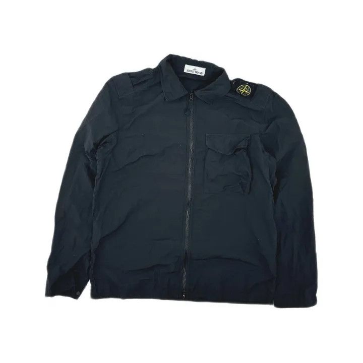 Stone Island Stone Island Men's Black Logo Jacket Size US L / EU 52-54 / 3 - 2 Thumbnail