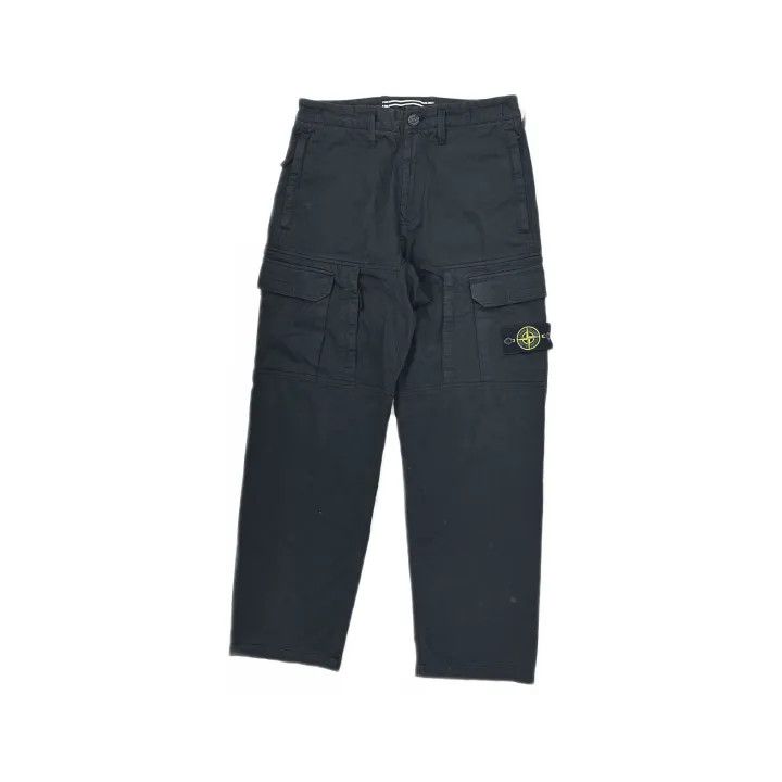 Stone Island Stone Island Black Casual Cargo Pants for Men Size US 29 - 2 Thumbnail