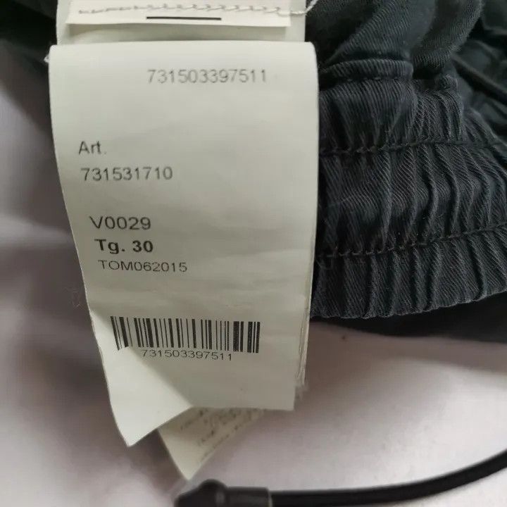 Stone Island Stone Island Black Elastic Waist Cargo Pants Size US 30 / EU 46 - 6 Thumbnail
