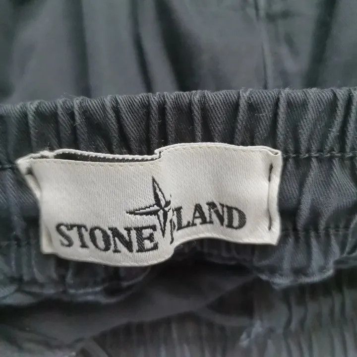 Stone Island Stone Island Black Elastic Waist Cargo Pants Size US 30 / EU 46 - 4 Thumbnail