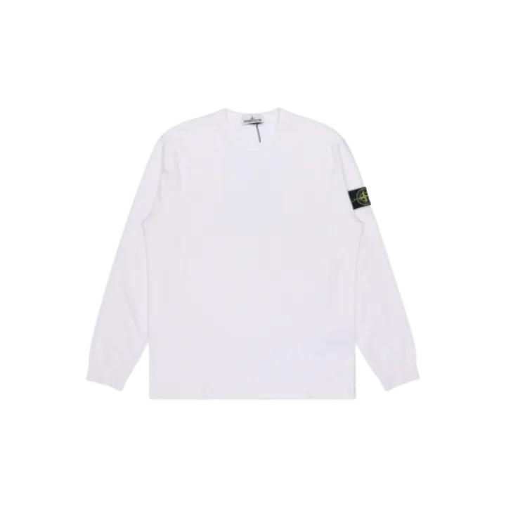 Stone Island Stone Island White Fleece Crewneck with Badge Size US S / EU 44-46 / 1 - 2 Thumbnail