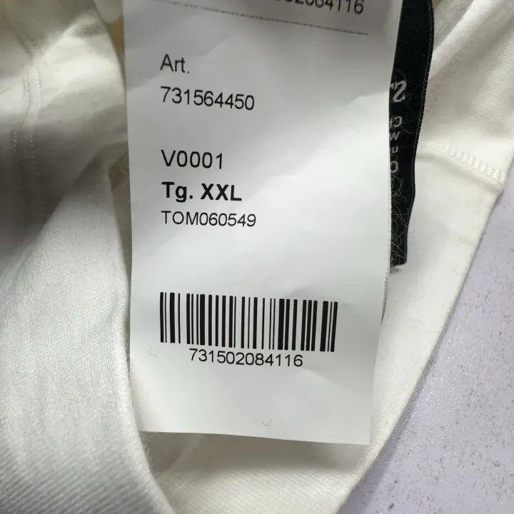 Stone Island Stone Island White Fleece Crewneck Sweatshirt Size US XXL / EU 58 / 5 - 4 Thumbnail