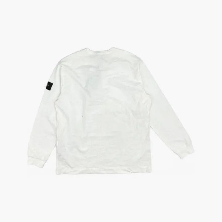 Stone Island Stone Island White Fleece Crewneck Sweatshirt Size US XXL / EU 58 / 5 - 3 Thumbnail