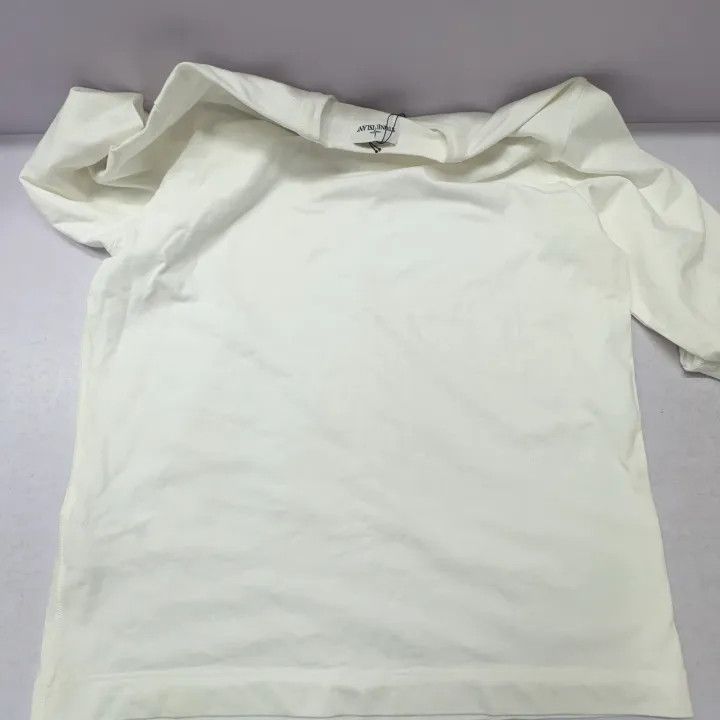 Stone Island Stone Island White Fleece Crewneck Sweatshirt Size US XXL / EU 58 / 5 - 14 Thumbnail