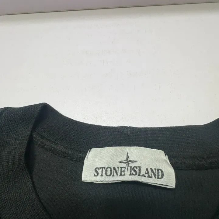 Stone Island Stone Island Men's Black Crew Neck Sweatshirt Size US XL / EU 56 / 4 - 5 Thumbnail