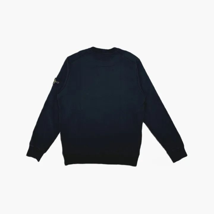 Stone Island Stone Island Men's Black Crew Neck Sweatshirt Size US XL / EU 56 / 4 - 3 Thumbnail