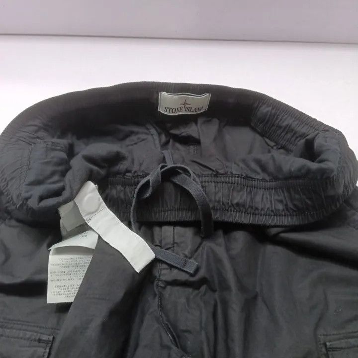 Stone Island Stone Island Black Cargo Pants for Men Size US 32 / EU 48 - 8 Thumbnail